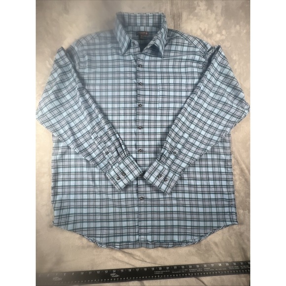 Peter Millar Other - Peter Millar Crown  Sport Shirt Size XXL  Blue Gingham Check Plaid